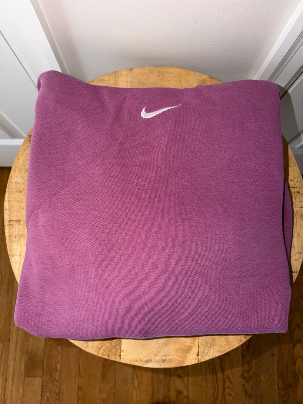 Nike Women’s Magenta Hoodie with White Swoosh